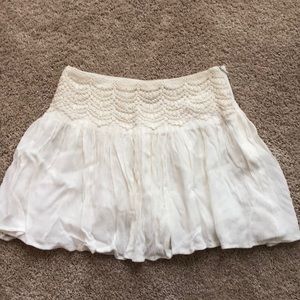 white skirt